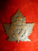 39-12a - Canadian Military YMCA - PX Design Collar Badge   